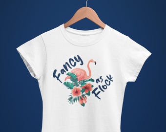 Fancy as Flock T-Shirt: Women's Soft Cotton Tee - Funny Gift