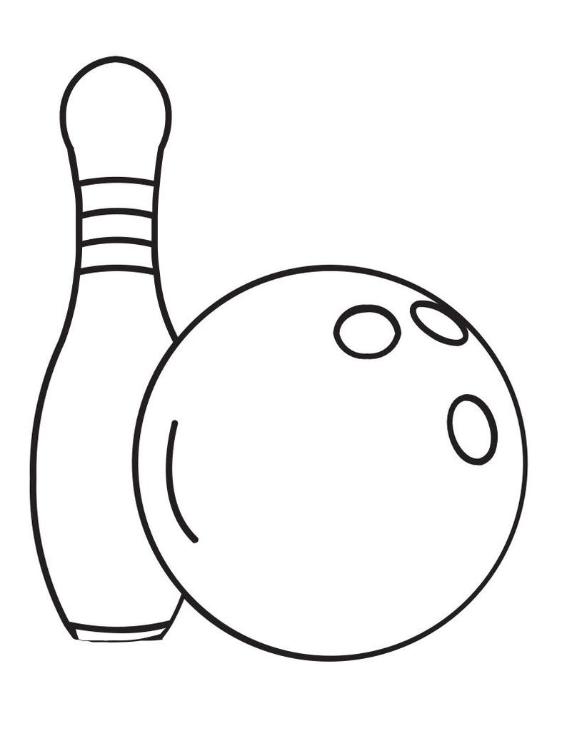 Sports Coloring Sheets for Toddlers Etsy Australia