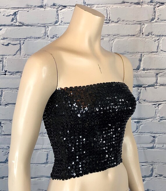 disco sequin top