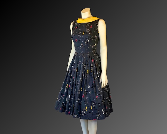 pin up evening dress Gilded Glamour Dress ElleRebel