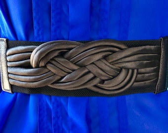 Vintage 80\'s Black Snap Close Cinch Belt Streets Ahead | Accessories | Vintage 8s Black Snap Close  main image 3