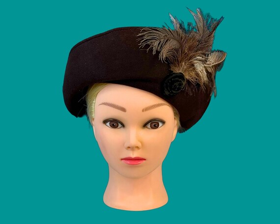 Vintage Woman’s Hat 40s/50s 1940s Hats History - 20 Popular Women main image 3