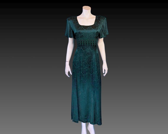 jody california lace dress Vintage 70s Jody T California Prairie Boho Corset Lace Up Maxi Dress Sz 5 *READ