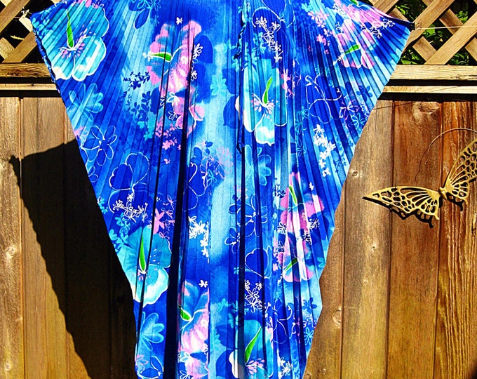 70's Psychedelic Novelty Goldfish Print Caftan Dress by Bonwit Teller main image 0
