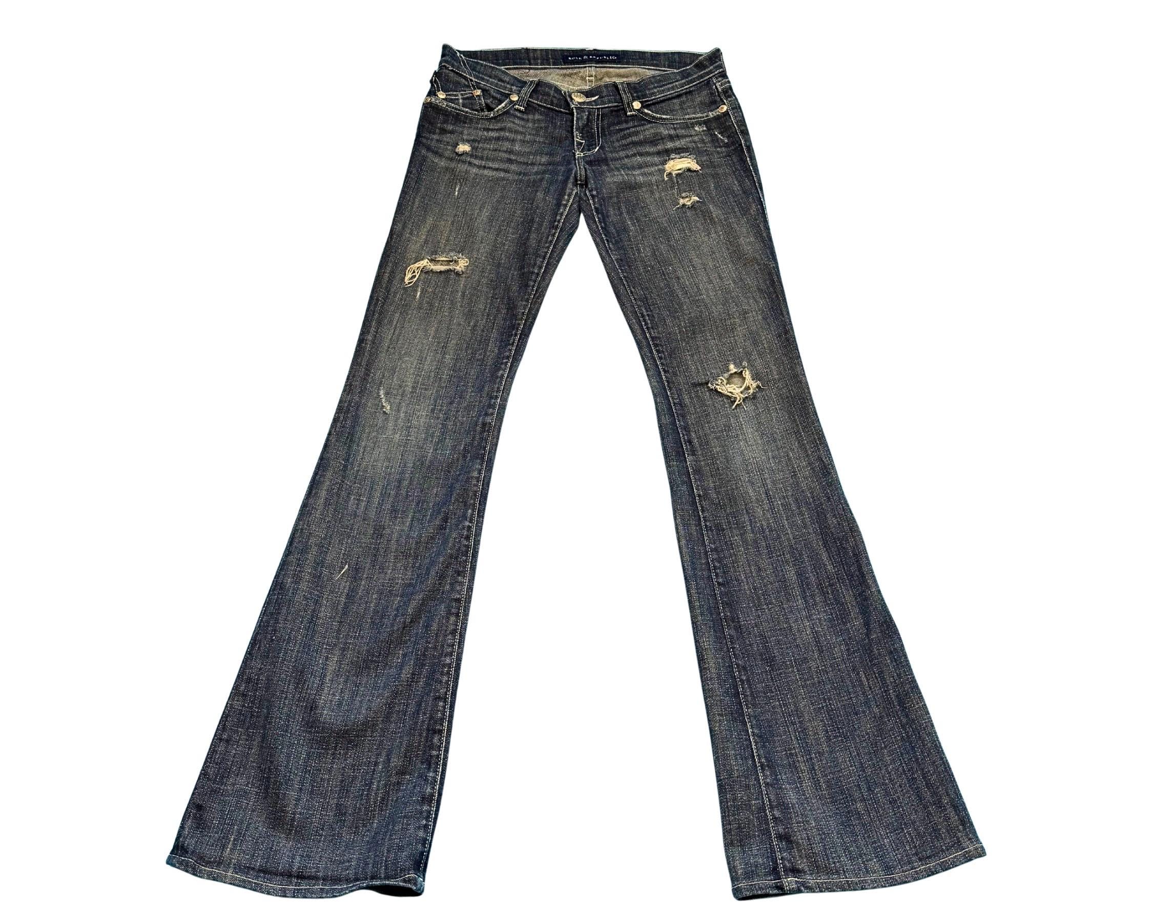 パンツ low rise flare denim pant scarf archive low rise flare denim pant scarf archive - メルカリ