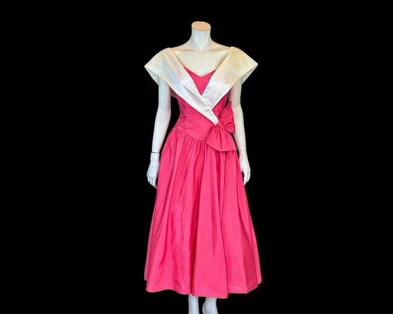 pink pouf dress Malina Freja Pouf Sleeve Maxi Dress in Tulip Pink at Nordstrom, Size 10