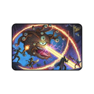 Fantasy Gaming Desk Mat RPG Mouse Pad for Gamers Dungeons & Dragons Game Room Decor Office Accessory Table Protector