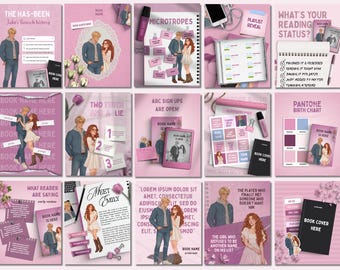 Book Marketing Templates, Indie Author Graphics, Book Character Driven, Author Graphics, Editable Book Promo, Author Social Media Kit