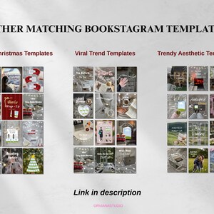 Bookstagram Templates Cozy Bookstagram Aesthetic Bookstagram Canva Bookstagram Templates Carousel Bookstagram Instagram image 8