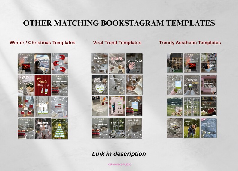 Bookstagram Templates Cozy Bookstagram Aesthetic Bookstagram Canva Bookstagram Templates Carousel Bookstagram Instagram image 8