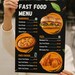 Modern Fast Food Menu Template - Printable & Editable PDF- for Canva or ...