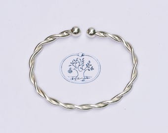 ORIGINAL Open Twist Bracelet by Eden Hand Arts - Sterling Silver
