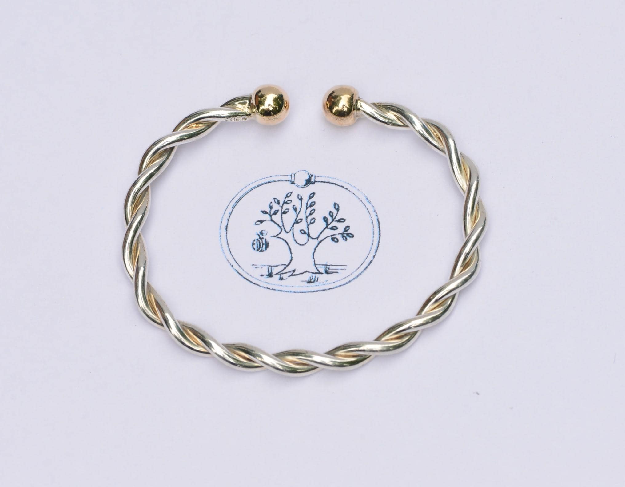 ORIGINAL Open Twist Bracelet by Eden Hand Arts - Sterling Silver W