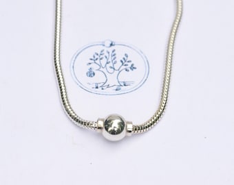 ORIGINAL Cape Cod Softwire Screwball® Necklace by Eden Hand Arts - Sterling Silver