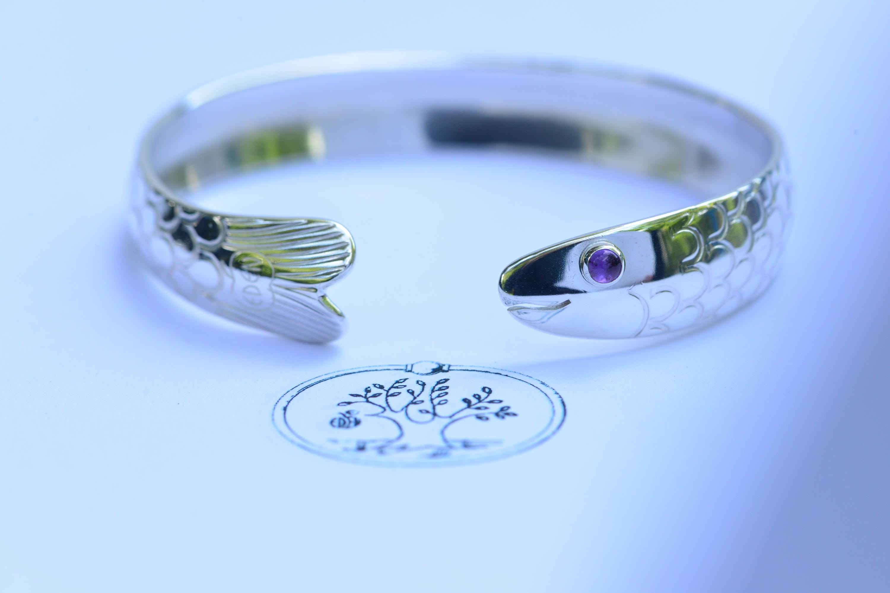 Fine Jewelry Eden Fish Cuff Bracelet Dennis Ma Cape Cod Fish