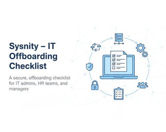 IT Offboarding Checklist | Editable Google Docs + Word Template + PDF | Digital Download