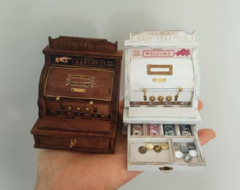 Kit de maison de poupée miniature Leisurely Coffee Shop