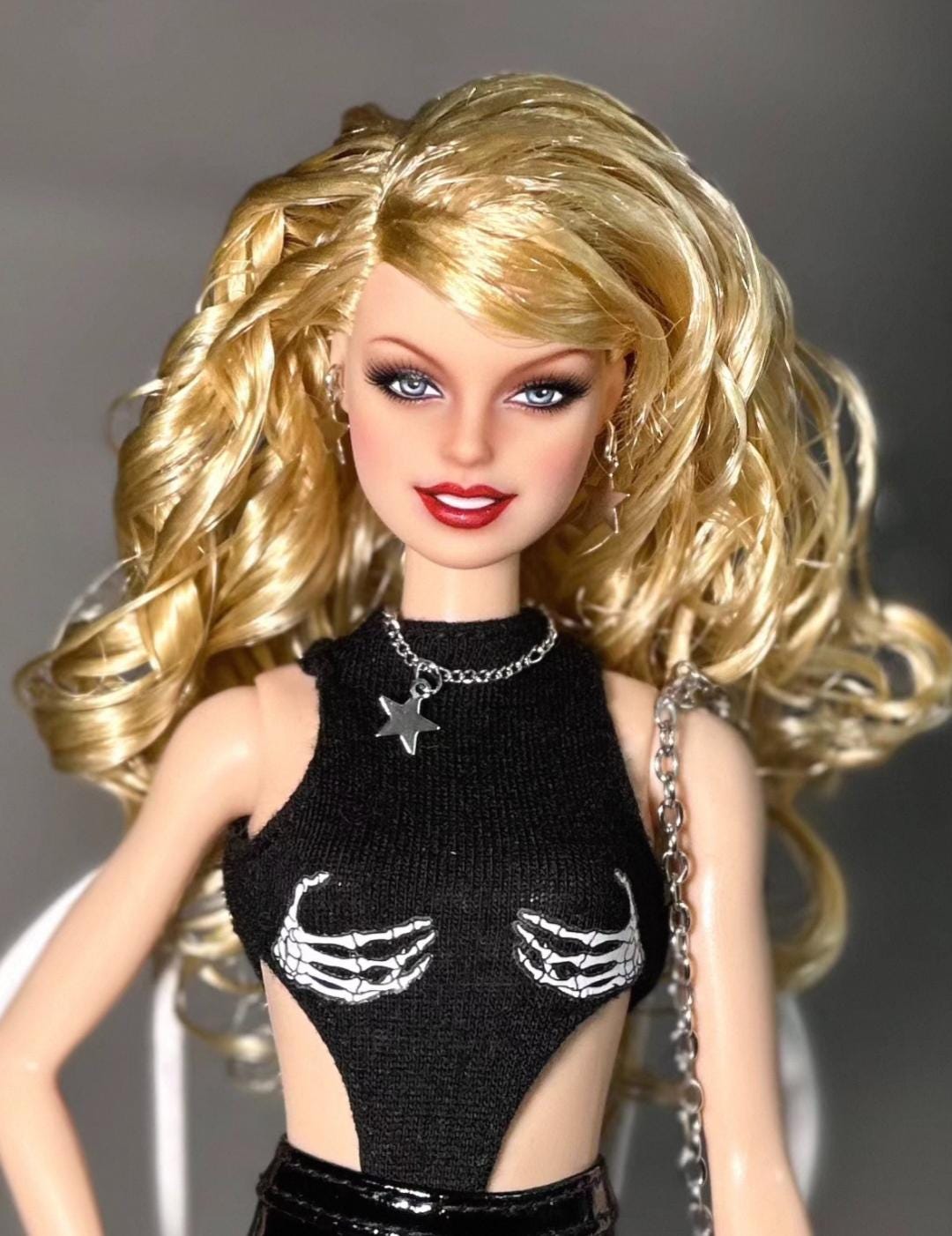 BARBIE COLLECTOR MATTEL Aa African Whitney Houston Ooak Repaint Doll 12 EUR 69,00 - FR