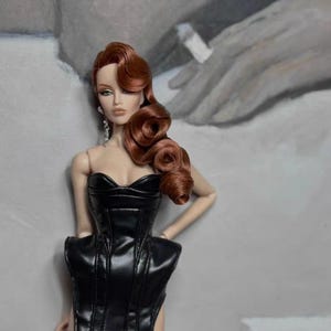 Artist Leather Dress for Fashion Royalty /Poppy Parker/Made to Order