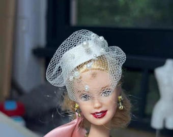 1/6 Scale cocktail Hat for Fashion Doll