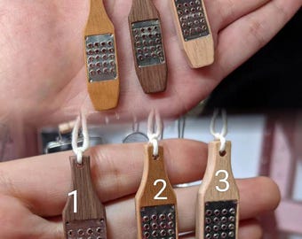 Rallador de mano/rallador plano en miniatura a escala 1/6, utensilios de cocina para casa de muñecas