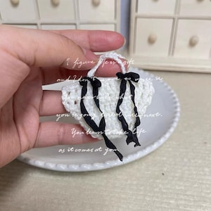 1/6 Scale Miniature Crochet Bag/Tote/Shoulder Bag/Crochet Art