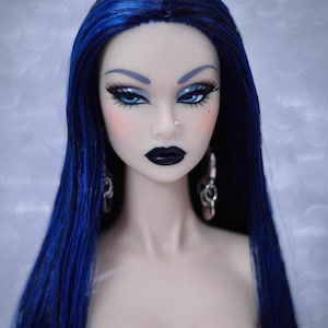 OOAK Custom Repaint Poppy Parker Doll Head With Body/Fashion Royalty Integrity Toys/ NuFace