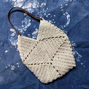 1/6 Scale Miniature Crochet Bag/Tote/Shoulder Bag/Crochet Art