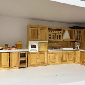 1/12  Scale Dollhouse Kitchen Set