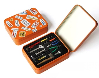 Miniature 1/12 Scale Tool Box With All kinds of Tools