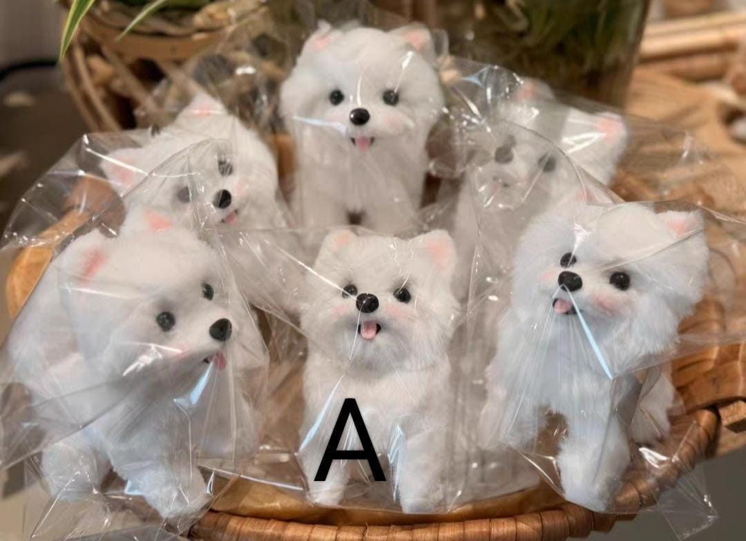 Miniature 1/6 Scale Realistic Dog/ Doll Pet/ Accompany/Friends/Doll Photography Props