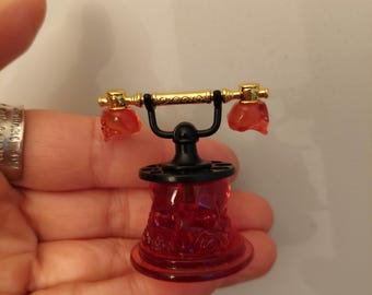 Telefono con teschio di cristallo per casa delle bambole in scala 1/6