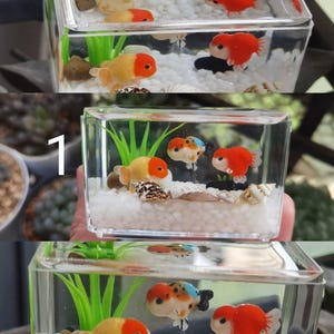 Miniature 1/6 Scale Aquarium /Goldfish Tank/Dollhouse Decoration/AquariumDiorama/Realisitic Aquarium
