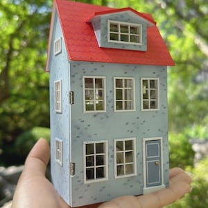 1/24 scaleDollhouse with Full Furniture/Delicate Dollhouse with Furnitures/ Dollhouse for 1/6 Scale dollhouse Diorama/Dolls