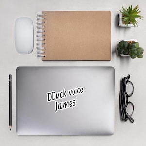 Donald Duck Stimme James Blasenfreie Aufkleber