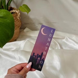 Crescent City inspired bookmark - Lunathion