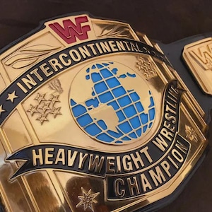 IC Title Replica Belt | Intercontinental Wrestling Championship | Custom Name Plate  | Adult Size | Collector Gift