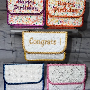 Porta carte regalo/personalizzato/ricamato/per occasioni speciali