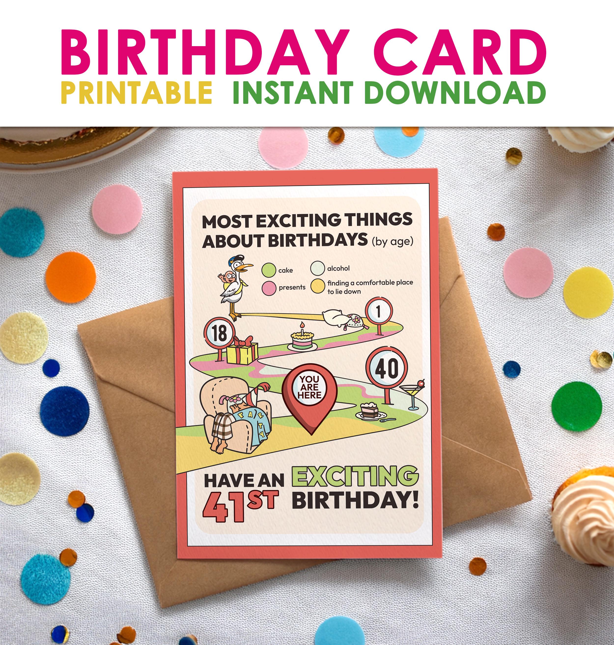 41 birthday card for daughter - Etsy België, image size:2500x2628