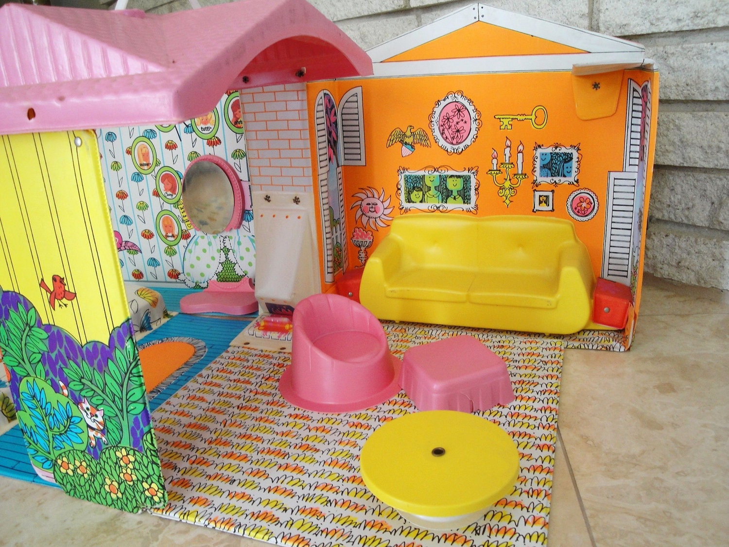 Vintage World of Barbie House 1966 Dream House | Etsy