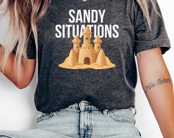 Beach Vibes uniseks ultrakatoen T-shirt, zomer T-shirt, cadeau voor strandliefhebbers, leuk shirt voor familievakantie, casual dagelijks gebruik