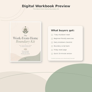 The Work-From-Home Boundary Kit: The 7-Day Shutdown Reset for Remote Employees