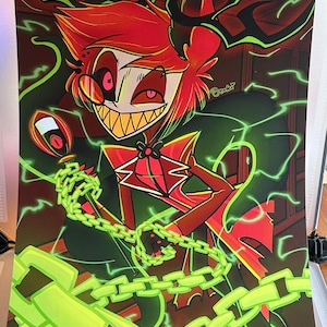 Alastor Radio Demon Print 11 x 17 Hazbin Hotel