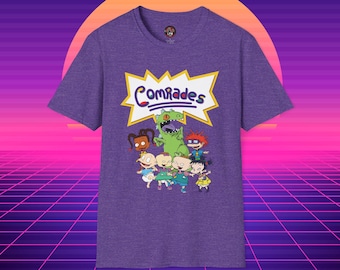 Comrades: Nickelodeon Rugrats, Softstyle Tee, Cartoon Shirt, Unisex T-Shirt