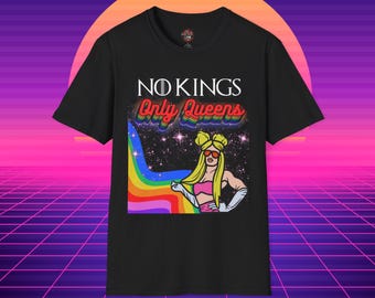 No Kings Only Queens: LGBTQ Pride TShirt
