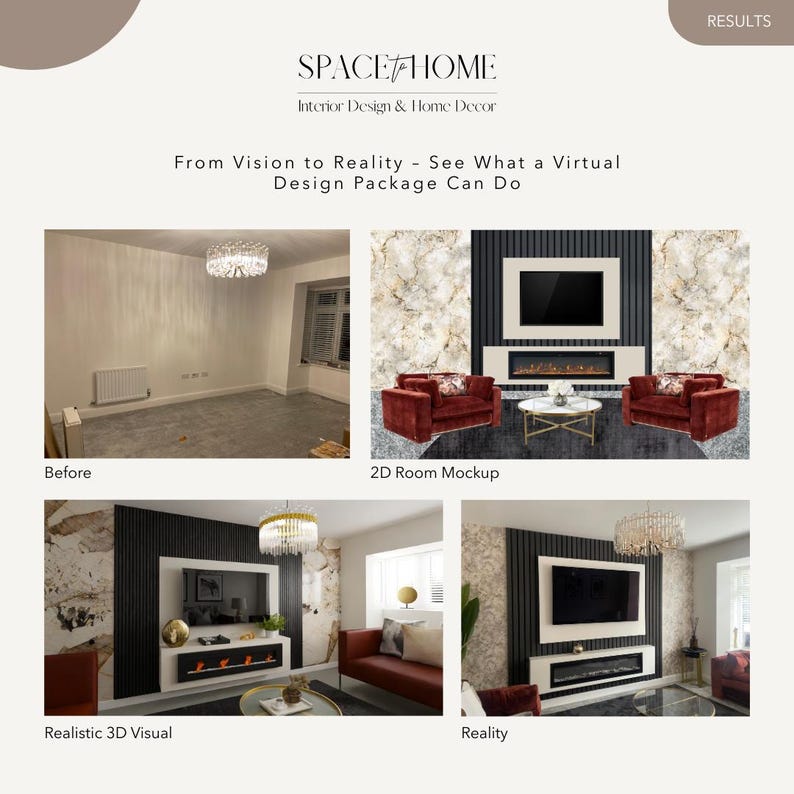 Virtual Room Makeover | Online Interior Design Service | Custom Mood ...