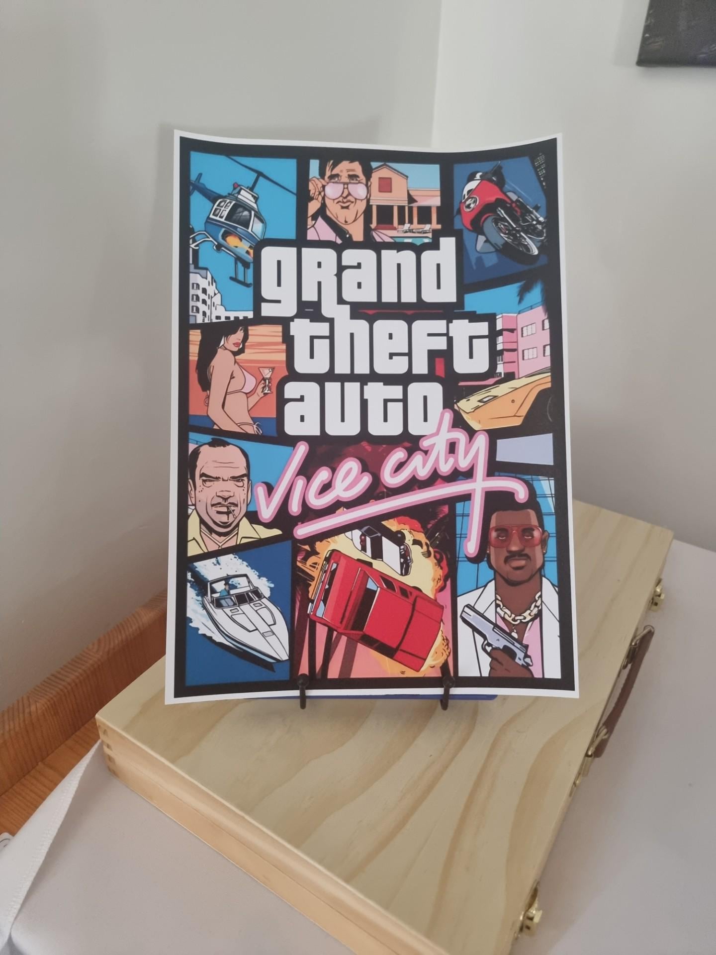 Grand theft auto poster - Etsy 日本