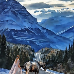 Whispers of Winter A4 Art Print