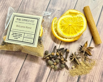 Willkommen zu Hause Simmer Pot Mischung, natürlicher Raumduft