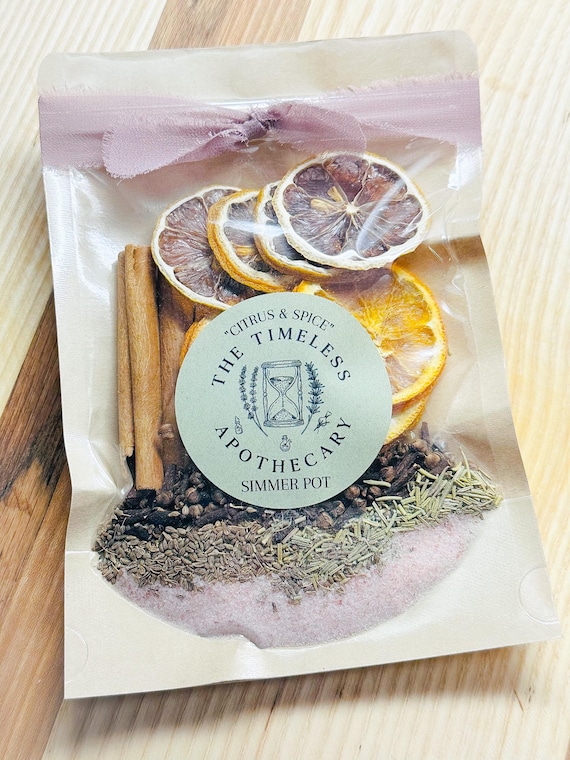 Citrus Spice Simmer Pot, Natural Stovetop Potpourri Blend